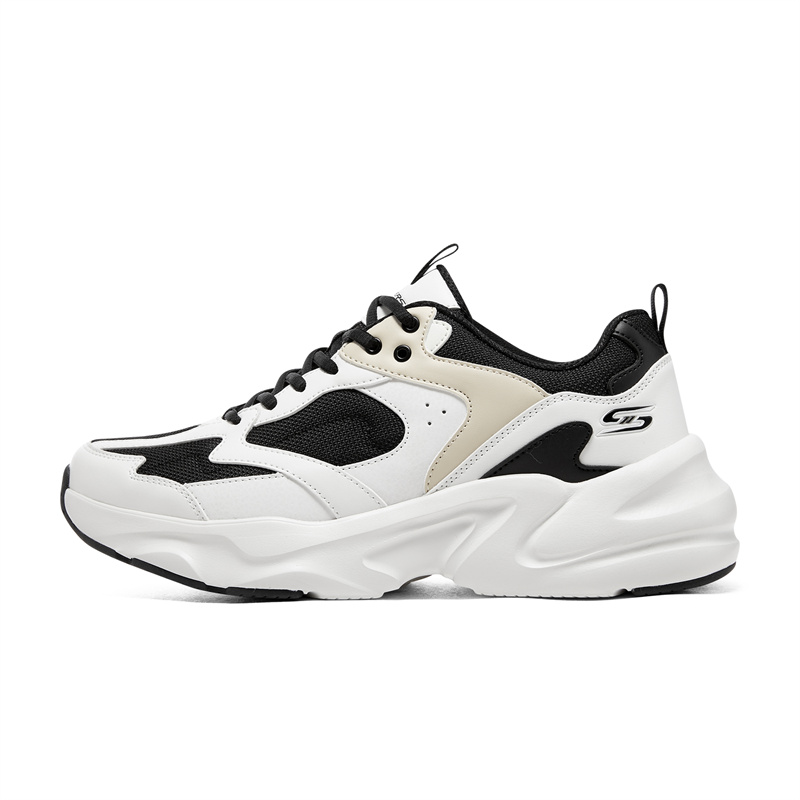Skechers斯凯奇春夏男鞋踏浪老爹鞋厚底增高缓震运动户外休闲鞋