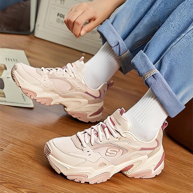 斯凯奇机甲鞋老爹鞋女鞋