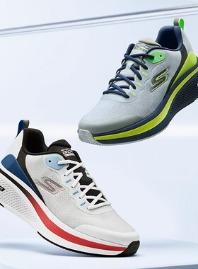 斯凯奇男款运动跑步鞋轻质减震高透气回弹时尚百搭潮流129002