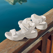 厚底增高凉鞋 2026秋季 新款 Skechers斯凯奇女鞋 休闲外穿凉拖沙滩鞋