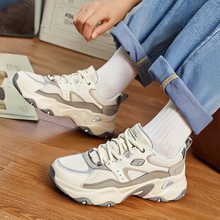 老爹鞋 Skechers斯凯奇DLITE5.02024年秋季 增高运动鞋 女熊猫鞋 新款