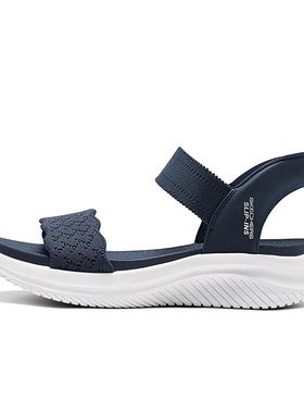 斯凯奇闪穿鞋女时尚休闲凉鞋秋季柔软耐磨防滑百搭外穿拖鞋119976