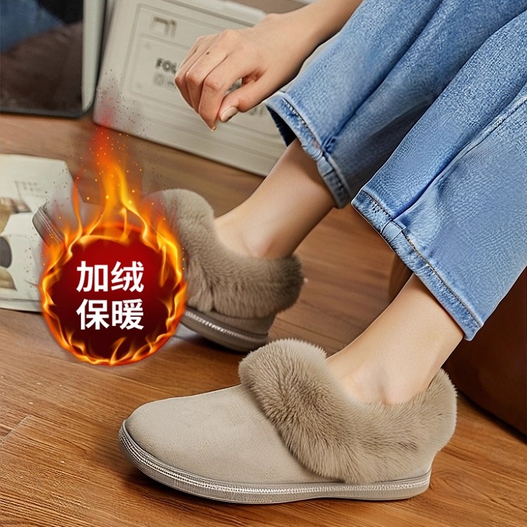 斯凯奇女鞋加绒休闲鞋