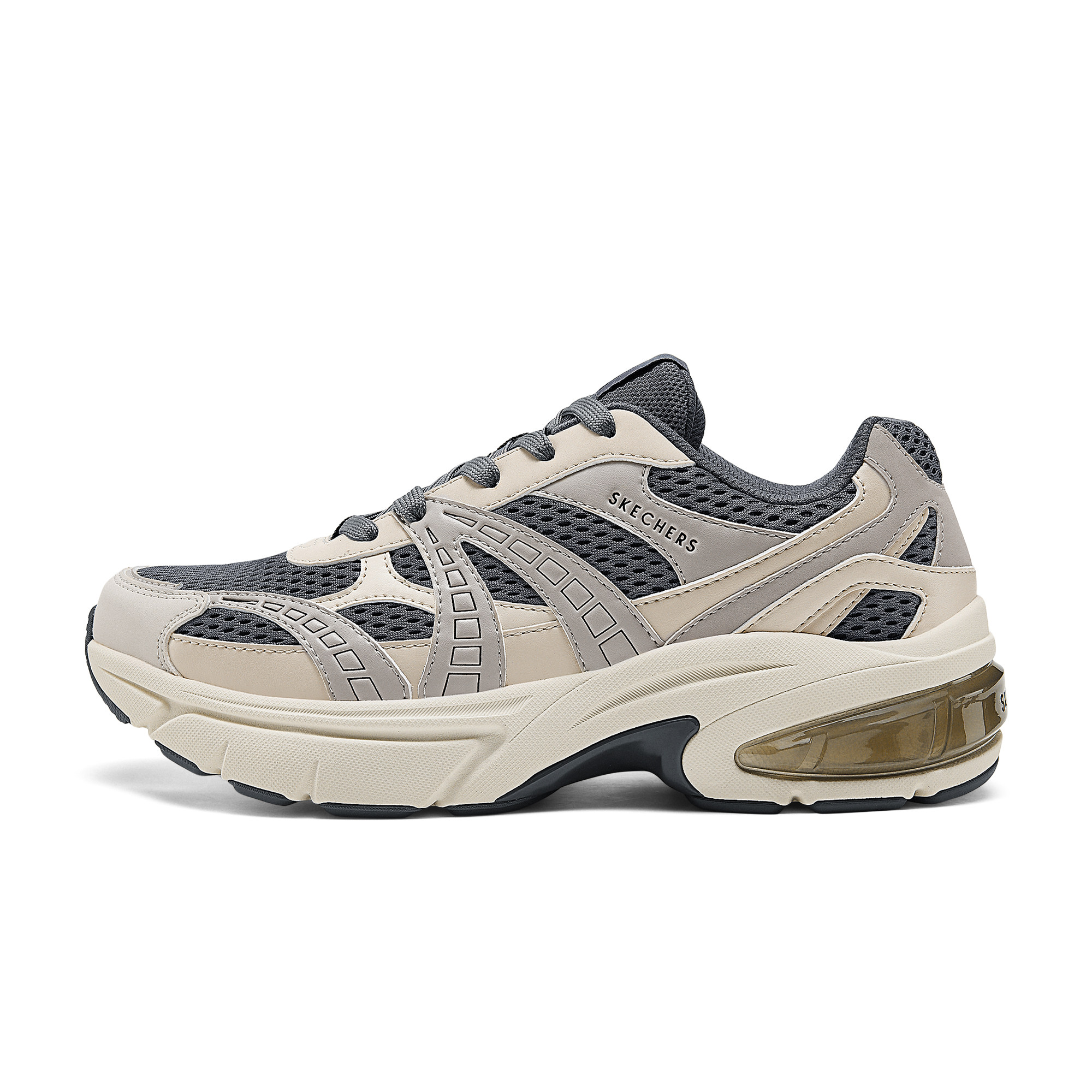 Skechers斯凯奇月影鞋2026春新款男老爹鞋厚底缓震增高休闲运动鞋,流行男鞋,老爹鞋,淘宝优惠券,粉丝福利购,淘宝优惠卷