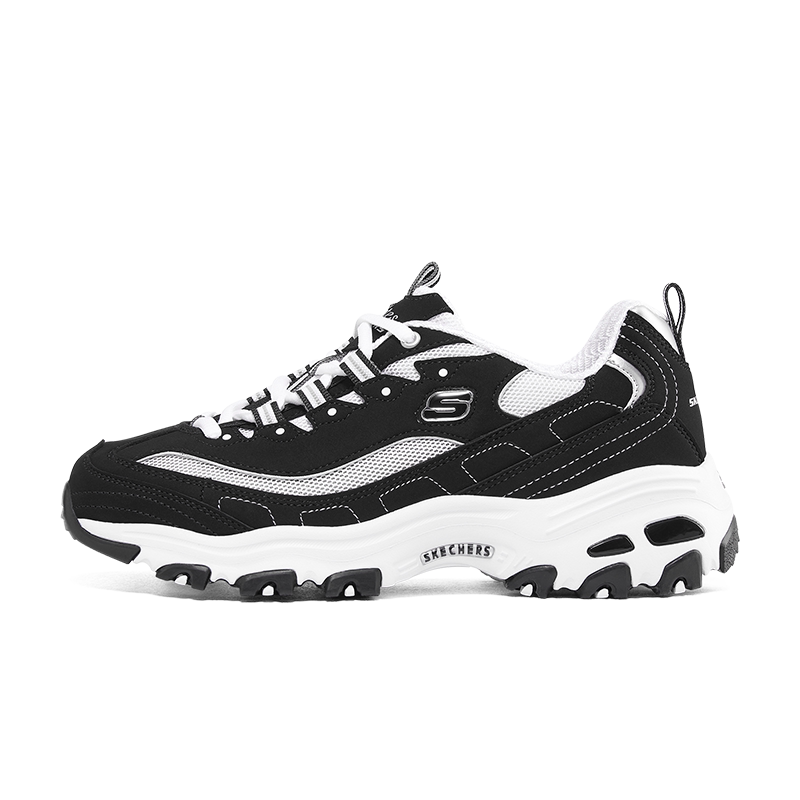 Skechers斯凯奇春秋季新款男鞋休闲百搭老爹鞋复古熊猫鞋896121