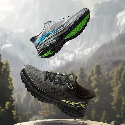 闪穿鞋Skechers斯凯奇越野跑鞋夏季男鞋健步鞋休闲运动跑步鞋百搭