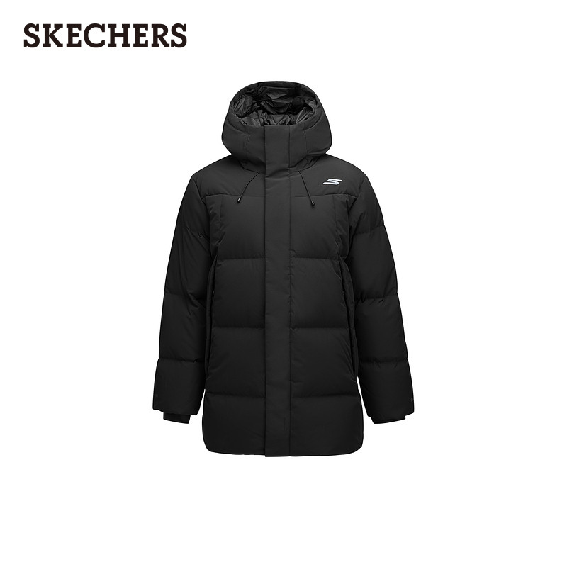 Skechers斯凯奇2026年春夏季男子梭织中款羽绒外套