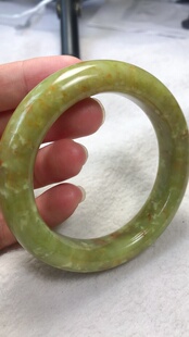 岫玉辽阳手镯56圈口