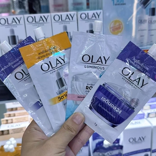 泰国OLAY玉兰油小白瓶烟酰胺亮白精华玫瑰修复祛黄面霜粉嫩灯泡肌