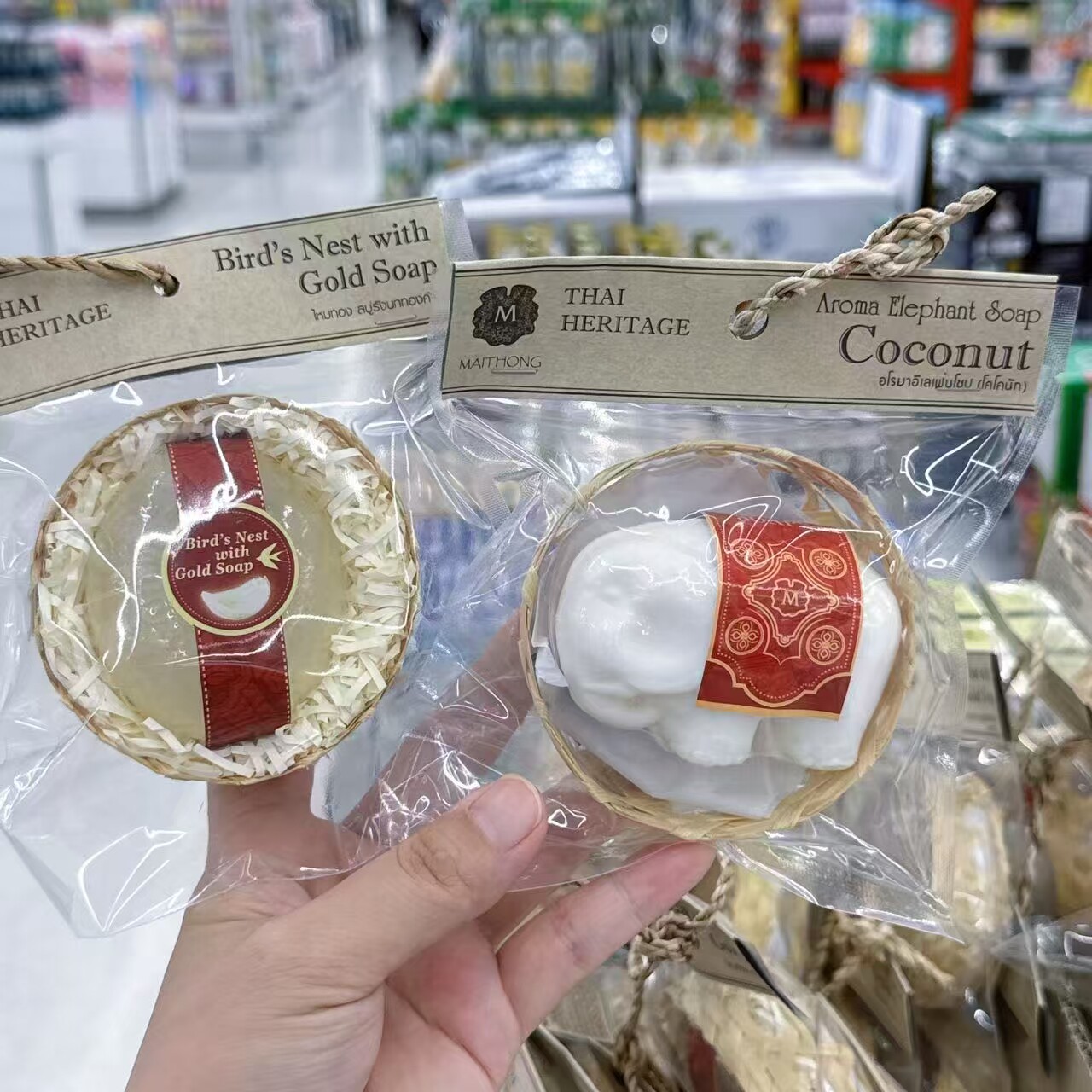 泰国bigC采购小象椰子手工香皂洗澡洗脸护肤沐浴皂精品皂伴手礼品