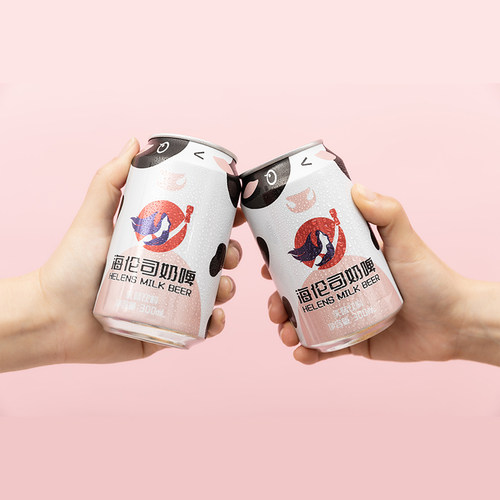 海伦司Helens300ml*2罐乳酸奶啤