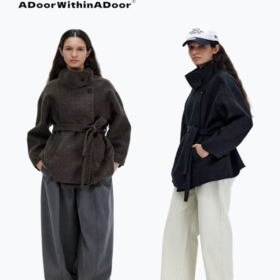 ADoOr经典宽松廓形短大衣