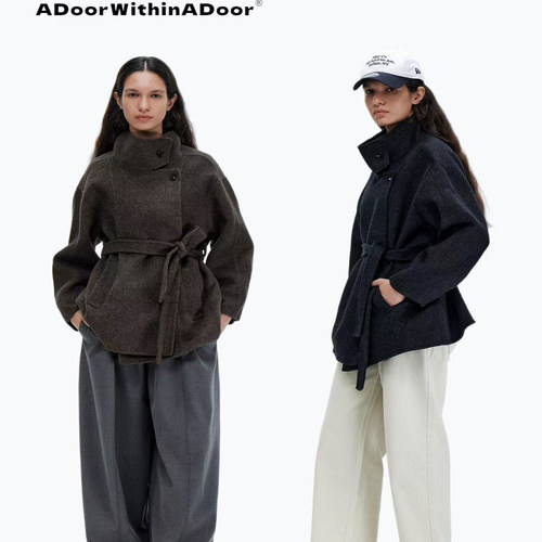 ADoOr经典宽松廓形短大衣