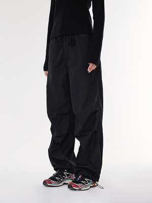 松紧腰休闲户外加长工装裤