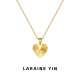 LARAINE YIN小众设计百搭锁骨项链女Jaden同款 爱心吊坠颈链七夕礼
