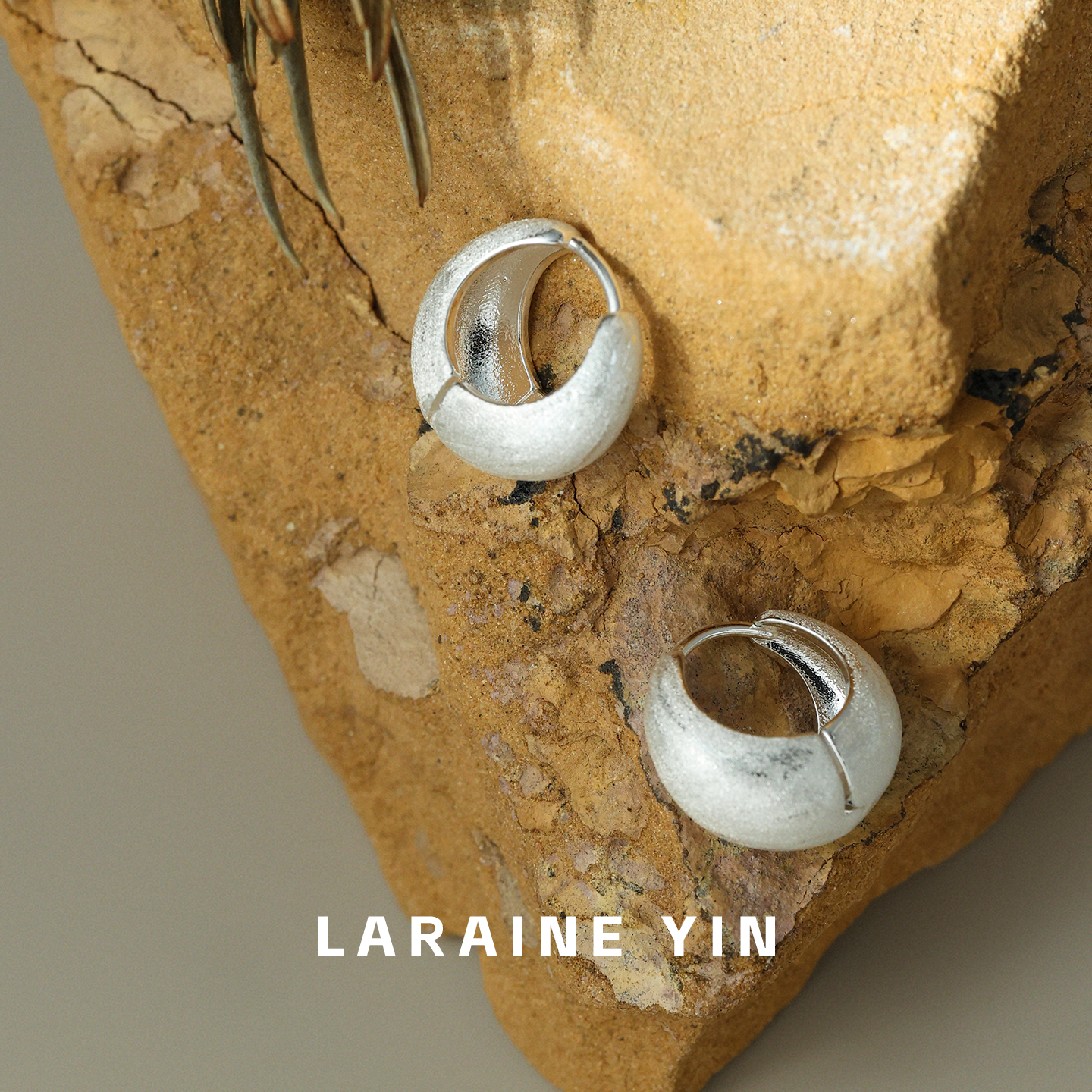 LaraineYin小众高级感磨砂质感金属耳扣水滴耳饰拉丝耳饰2025新款,饰品/流行首饰/时尚饰品新,耳环,淘宝优惠券,粉丝福利购,淘宝优惠卷