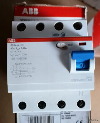 ABB漏电保护开关：2CSF204101R1400 ，F-2议价商品