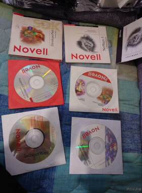 NOVELL NETWARE5系统，系统光盘，含SDK，未测议价商品