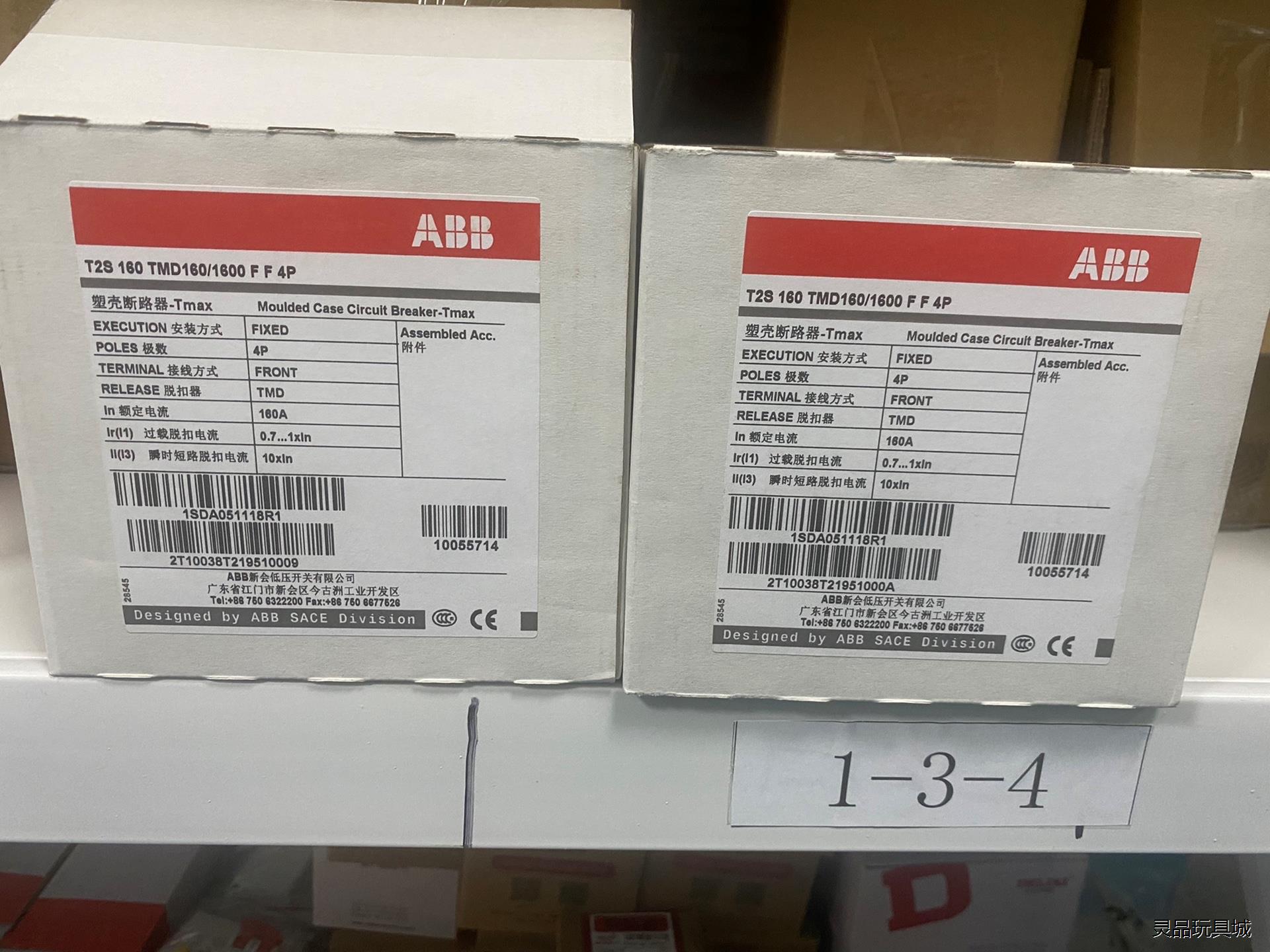 全新原装现货 ABB T2S160TMD160/1600 F议价商品