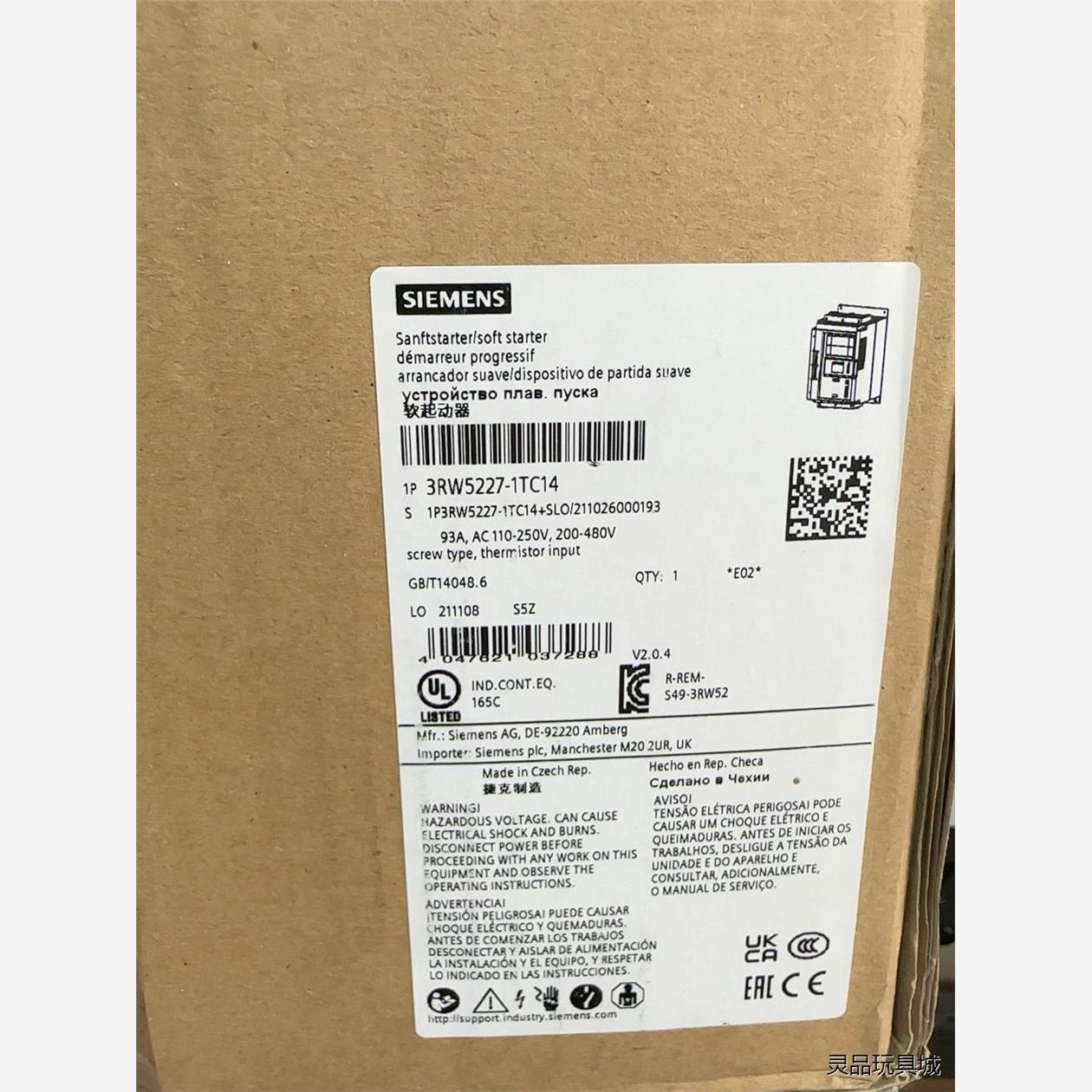 西门子软起动3RW5227-1T