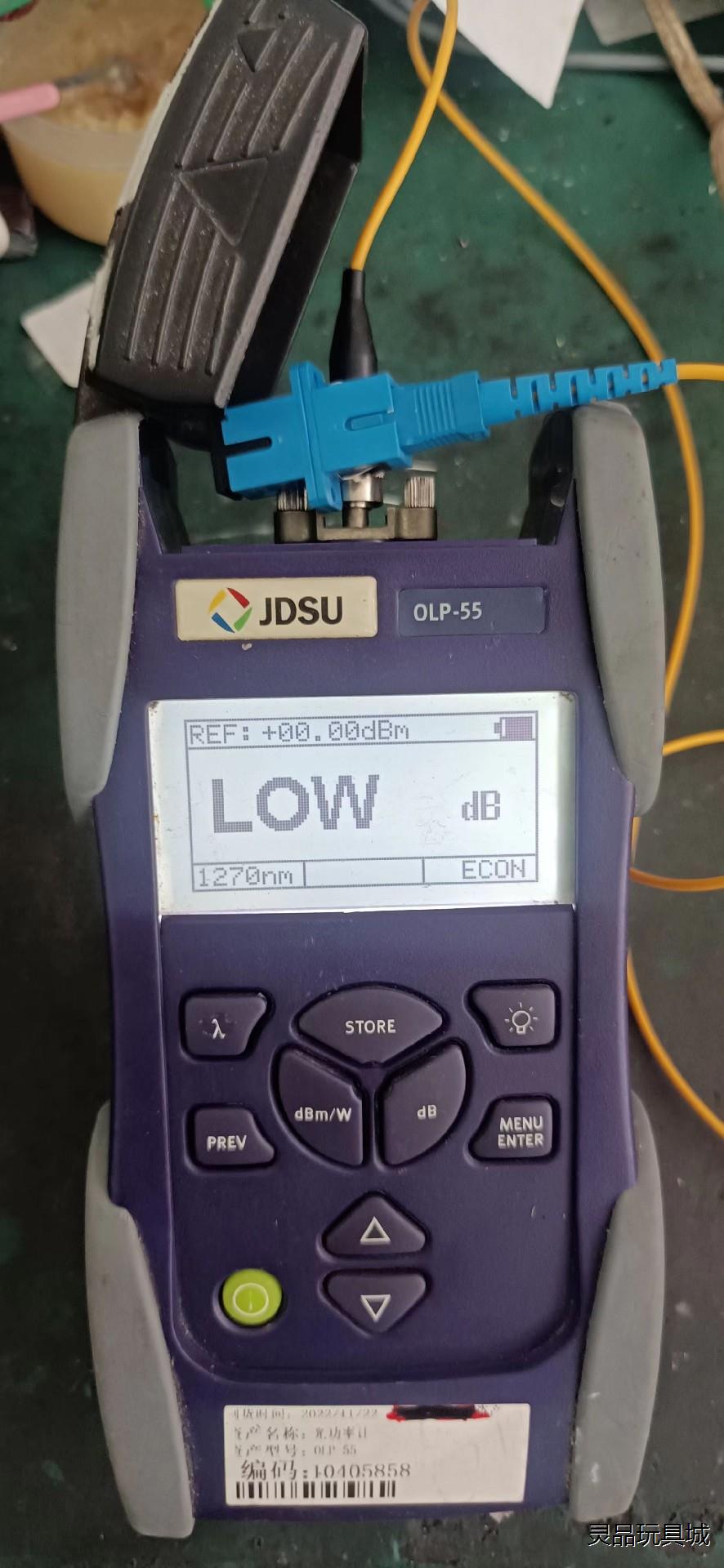 JDSU OLP-55光功率计 功能正常缺电池仓盖，还在校正议价商品