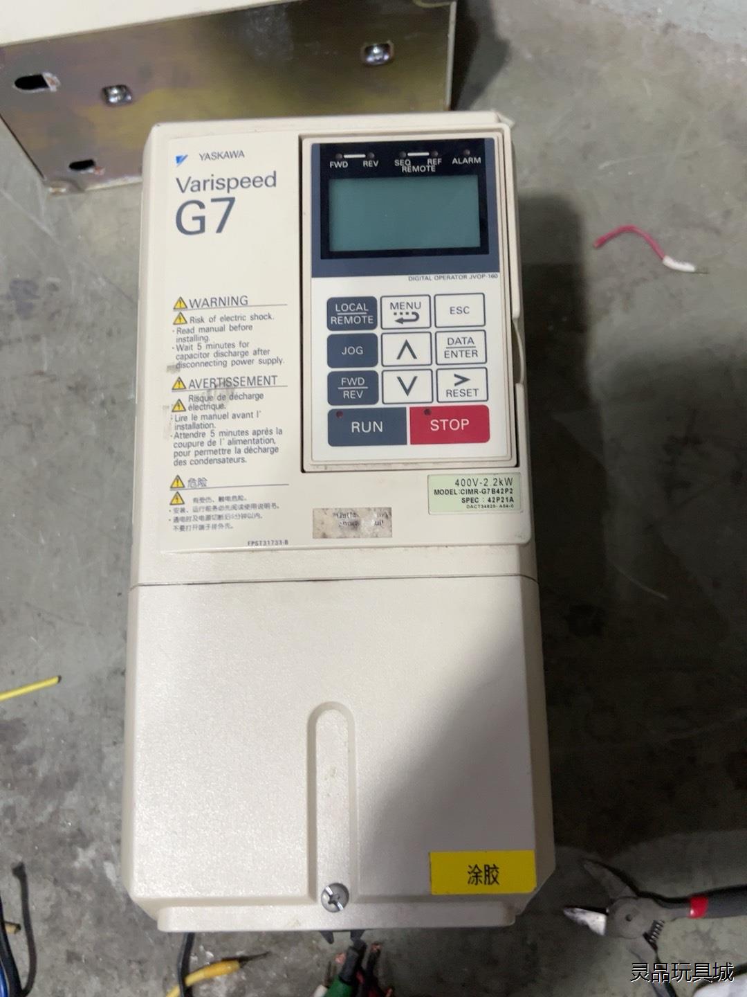 拆机安川G7系列2.2KW变频器CIMR-G7B42P2议价商品