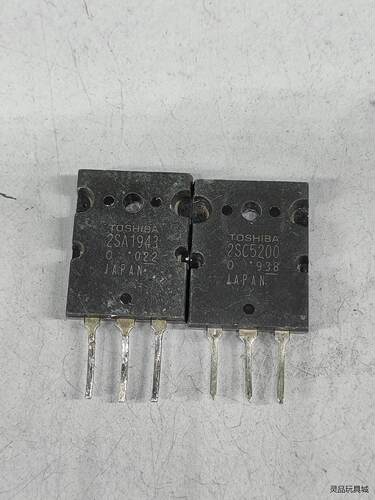 音频功放 2SA1943/2SC5200原装进口拆机 配对管议价商品