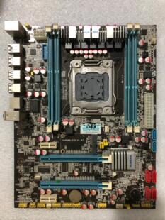 8个华南x79 d3 豪华大板主板 完好包点亮能用，配件齐全洁川议价