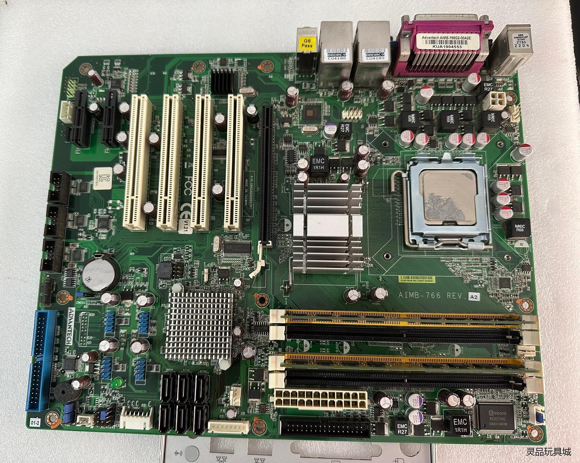 原装研华 AIMB-766 REV.A2工控机主板 配挡板C议价商品