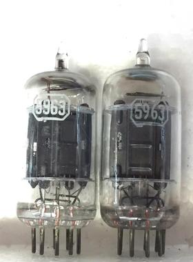 20727早期RCA 长黑屏 方环5963电子管2支；其中一议价商品