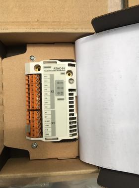 RTAC-01 正品ABB变频器编码器接口模块，橙色接线端子洁川议价