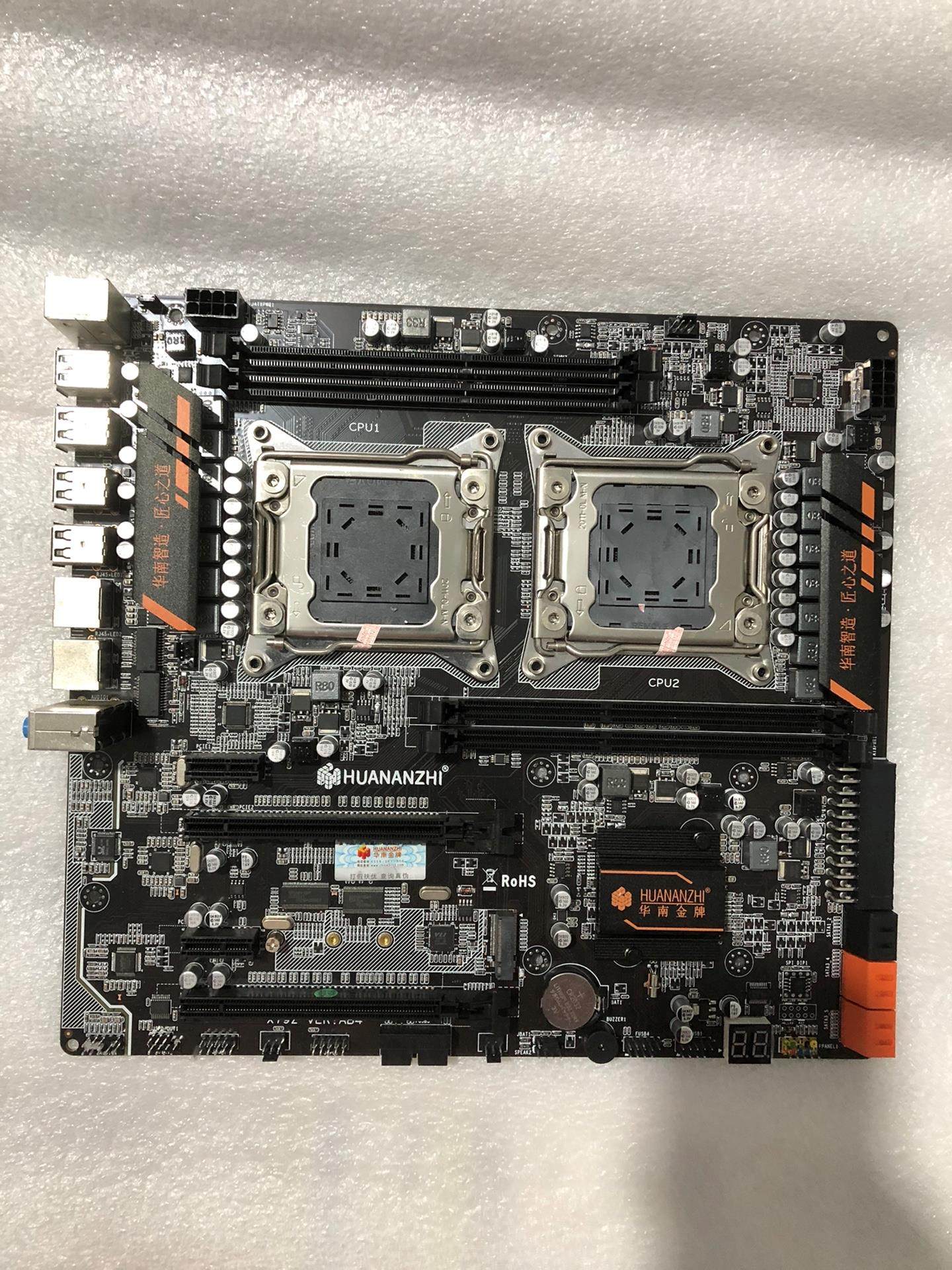 4个华南x79-4d 双路主板 完好包亮 375/个洁川议价