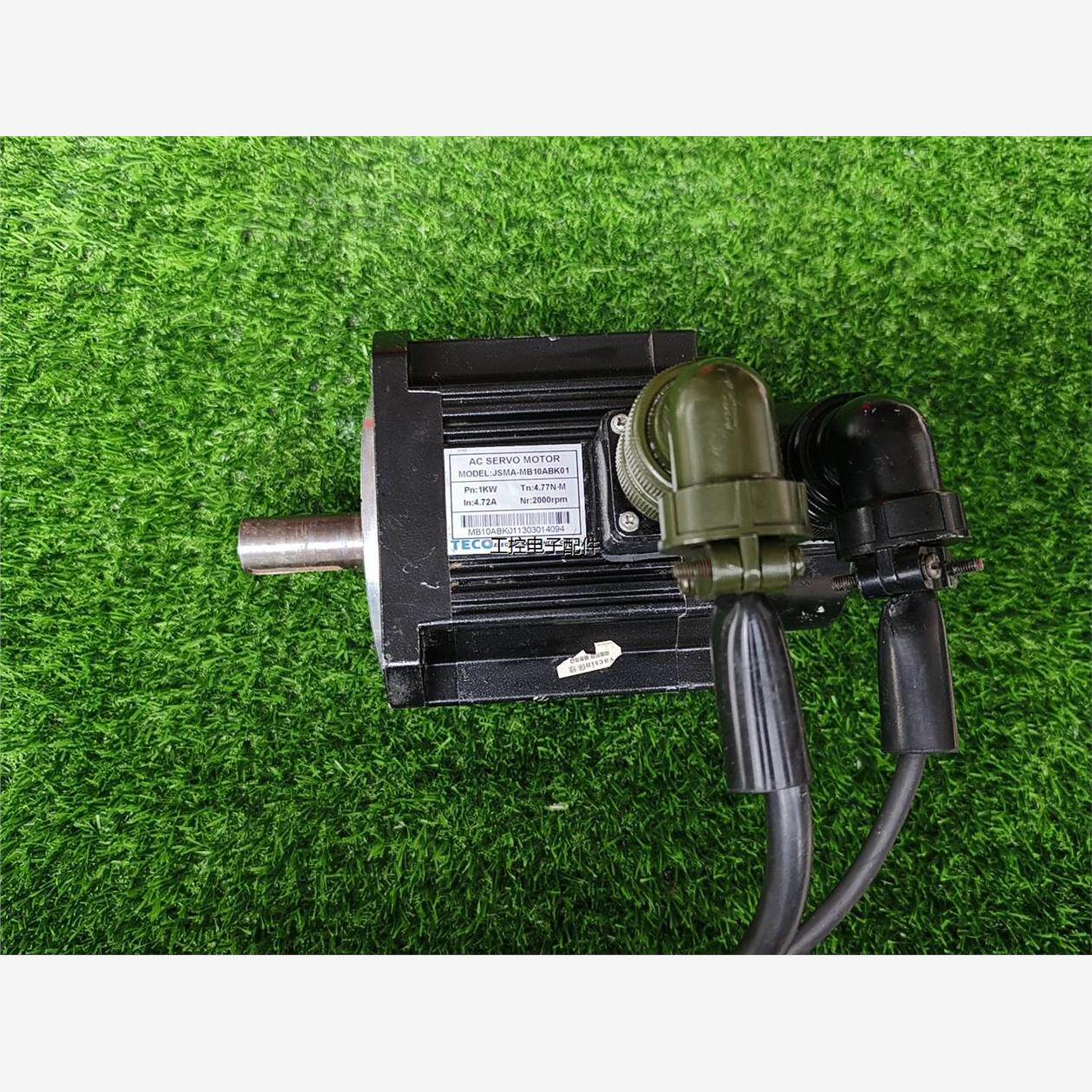 东元伺服电机JSMA-MB10ABK01 ，1KW，功能正常