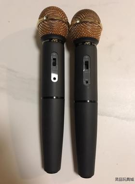 JVC PEAC0339无线话筒一对，成色见图，镀金效果非常议价商品