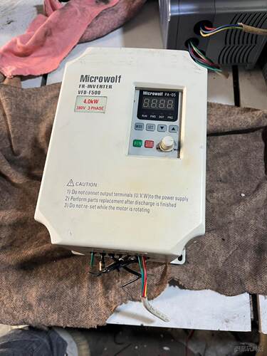 VFD-F540麦孚变频器4kw原装拆机变频器功能正常成色看议价商品