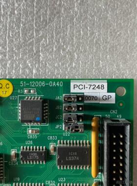 拆机 ADLINK 凌华 PCI-7248 采集卡 51-1议价商品