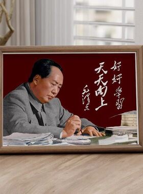 伟大领袖毛主席经典画像墙挂画｜