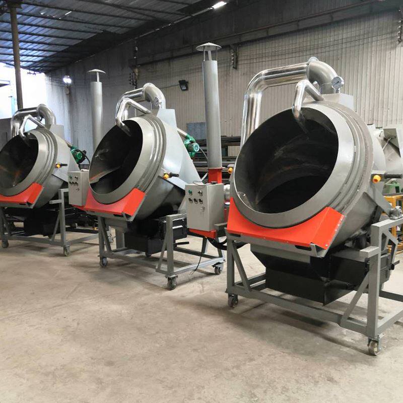 厂家烧柴炒茶机制茶机器 杀青110茶叶朝天锅 杀青机燃柴式炒茶机