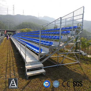 【工厂库存】运动场钢结构看台租赁 活动拆装看台 简易拆装看台