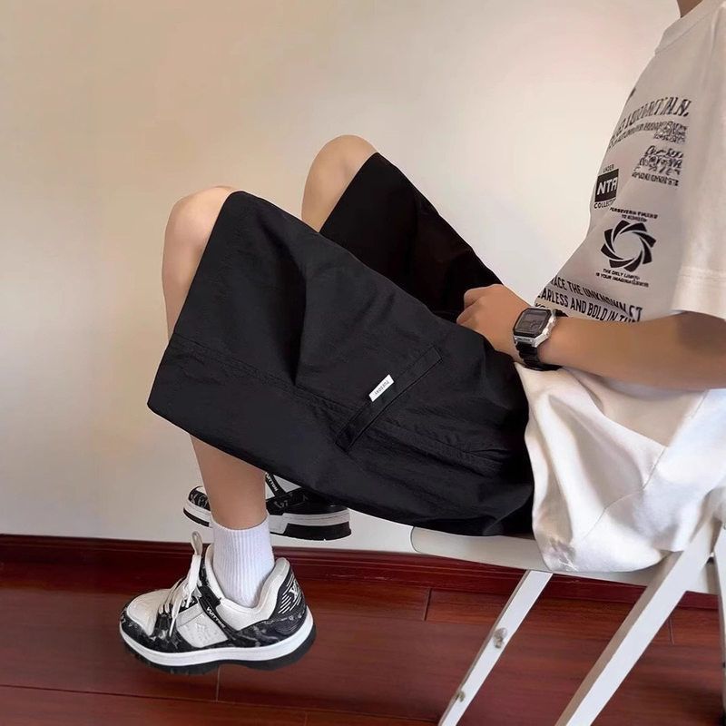 新款短裤薄款年工装夏季休闲2025潮流男款美式速干百搭宽松五分裤