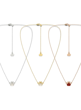 TOGGLER红玛瑙口金包镀金项链