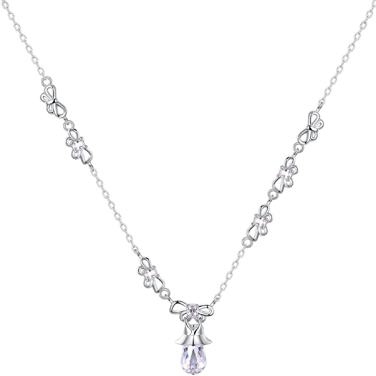 TOGGLER迷你水晶连衣裙项链