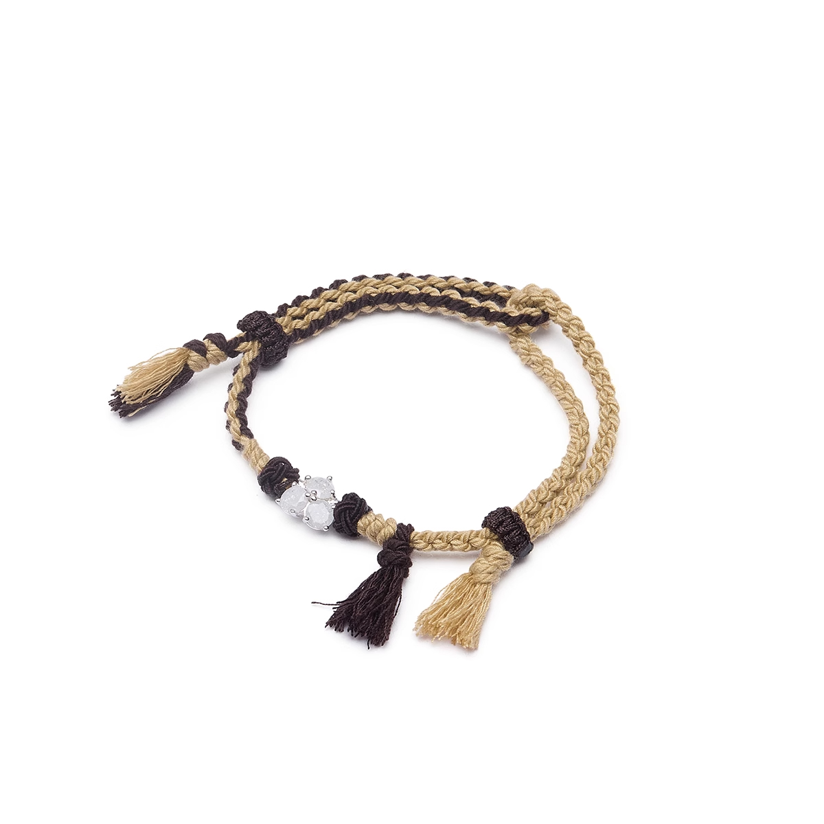 TOGGLER法式碎花手工编织手链