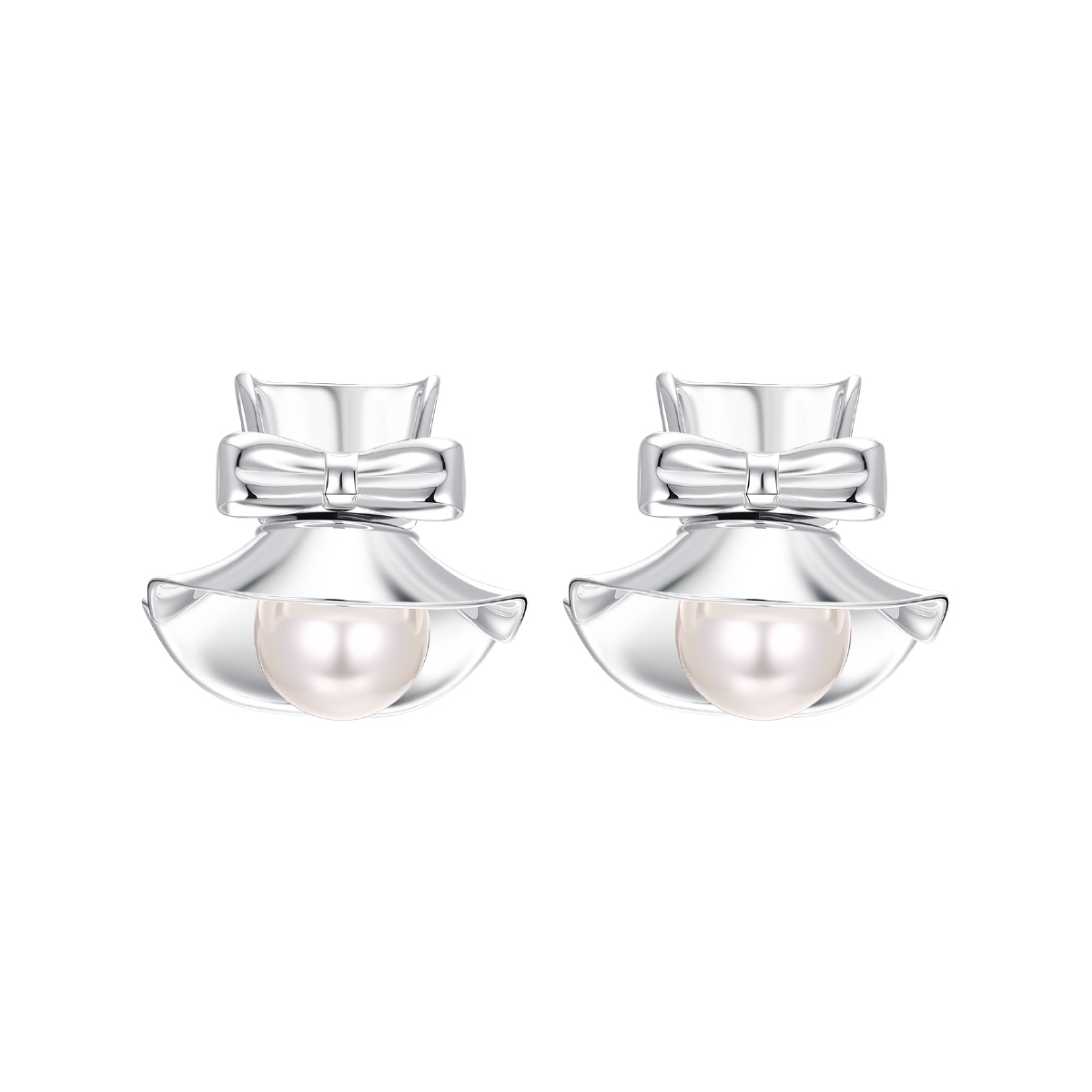 TOGGLER迷你旋转连衣裙珍珠耳钉