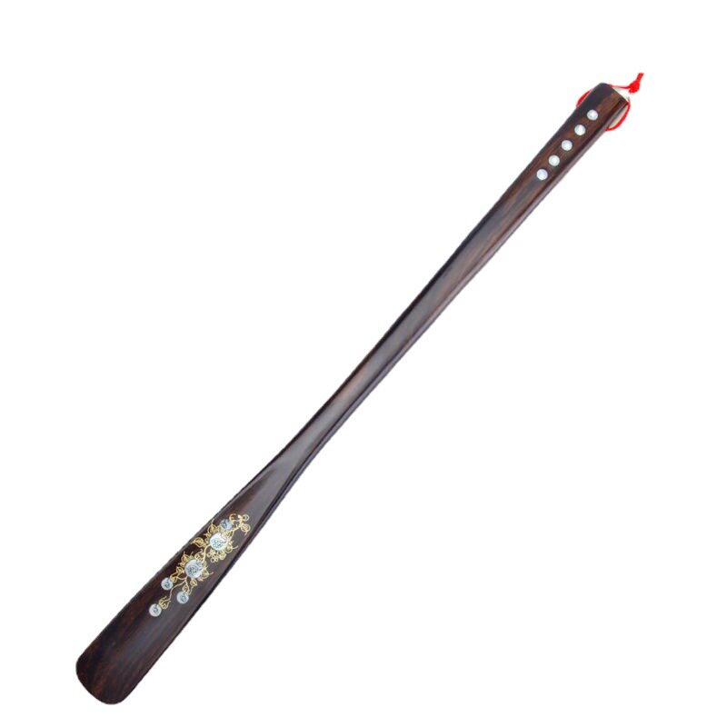MAHOGANY SHOEHORN NANMU SHOE LIFT LONG HANDLE SHOE DRAWER HOUSEHOLD SHOE SLIP LONG HANDLE VIETNAMESE SOLID WOOD AUXILIARY SHOES