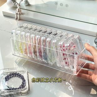 ins风亚克力水晶手串收纳手链首饰文玩项链收纳盒子展示盒首饰盒