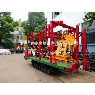 南探LP-4T-02-B-SST-SG型履带底盘 及全液压伸缩式钻塔、履带钻机