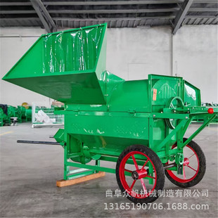 多功能油菜脱粒机双滚筒小型稻谷打谷机农用水稻高粱黄豆脱壳家用