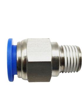 外螺纹接头 快速接头 外径六角型 MSCNL-4-6-8-10-12-M5-1-2-3-4