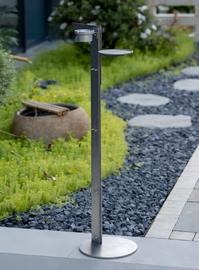 烟灰缸高端大气上档次家用客厅高级感轻奢创意家用不锈钢酒店商用